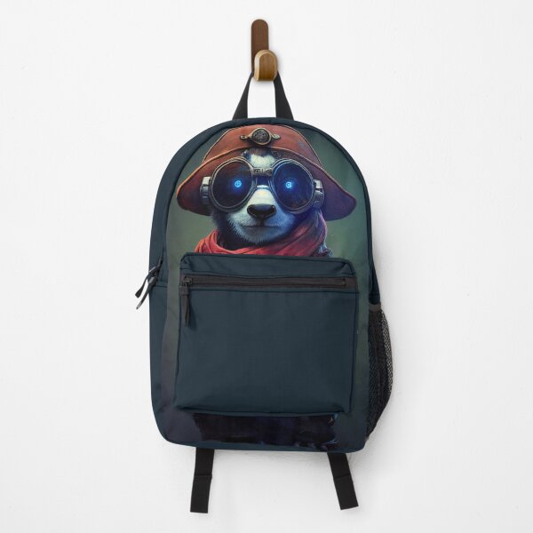 Item preview, The Cyberpunk Pirate Panda: An Anthropomorphic, Tiny, and Cute Cybernetic Buddy designed and sold by MimozaStudio.