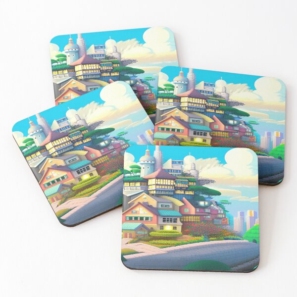 Item preview, Pixelated Cityscape Paradise designed and sold by Nellisstadia.