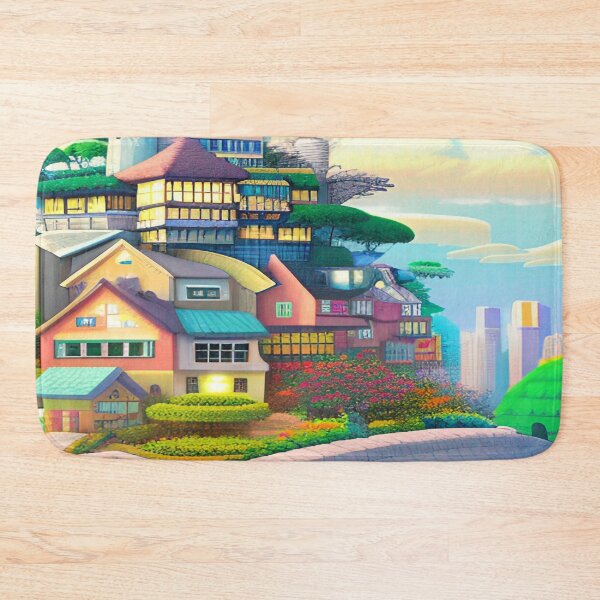 Item preview, Pixelated Cityscape Paradise designed and sold by Nellisstadia.