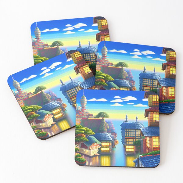 Item preview, Pixelated Cityscape Symphony designed and sold by Nellisstadia.