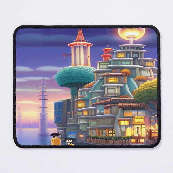 Item preview, Pixelated Cityscape Odyssey designed and sold by Nellisstadia.