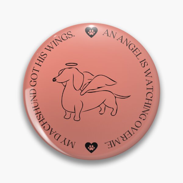 Item preview, My Dachshund got his wings designed and sold by TeckelLove.