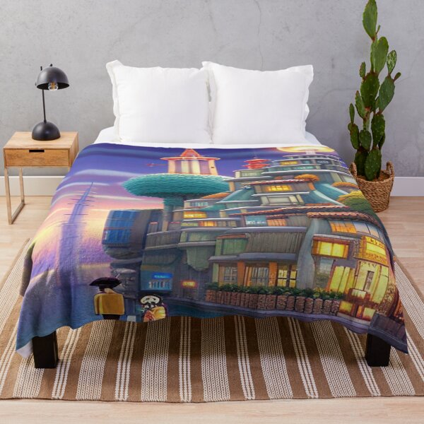 Item preview, Pixelated Cityscape Odyssey designed and sold by Nellisstadia.