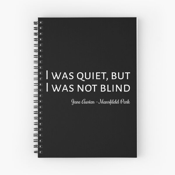 Item preview, Mansfield Park Quote I designed and sold by Lemon Pepper.