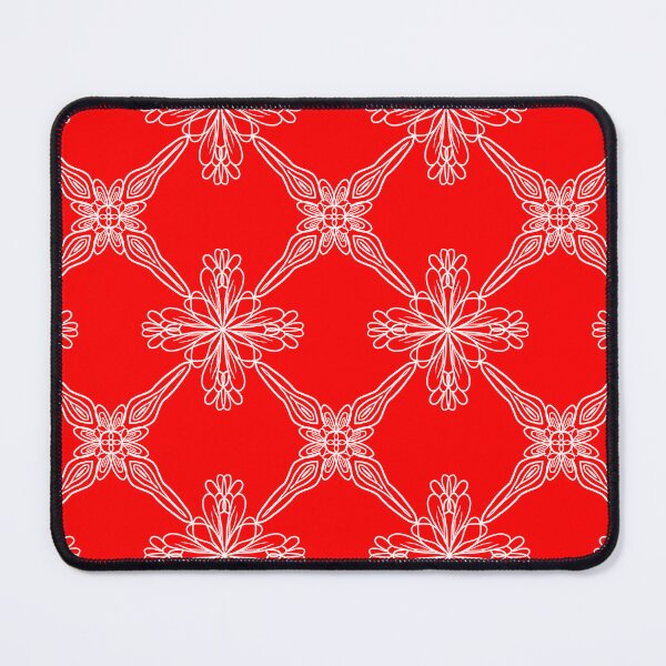 Item preview, Red and White Symmetric Pattern designed and sold by patternologyy.