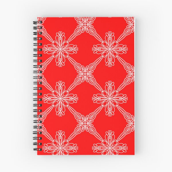 Item preview, Red and White Symmetric Pattern designed and sold by patternologyy.