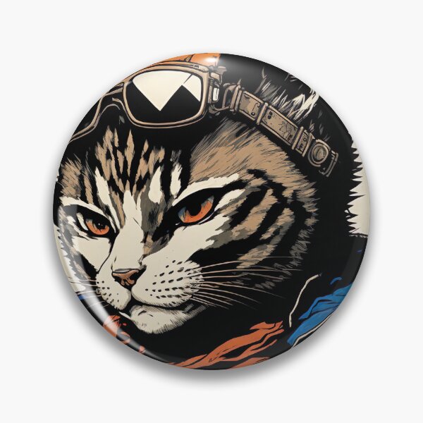 Item preview, Cool cat portrait wearing a blue jacket designed and sold by KoolArtDistrict.