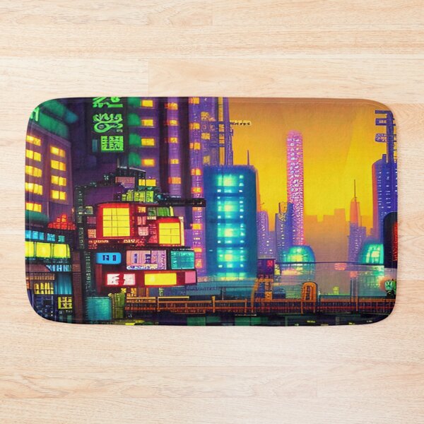 Item preview, Pixilated Cityscape Adventure designed and sold by Nellisstadia.