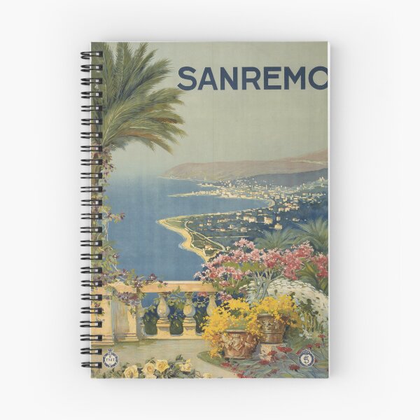 Item preview, Sanremo Vintage Illustration designed and sold by Salukeart.