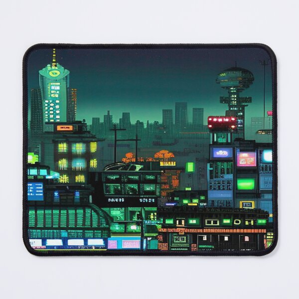 Item preview, Pixelated Urban Landscape designed and sold by Nellisstadia.