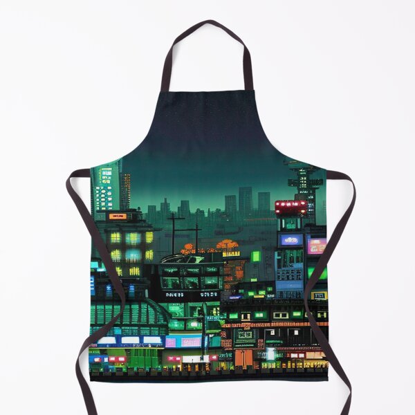 Item preview, Pixelated Urban Landscape designed and sold by Nellisstadia.