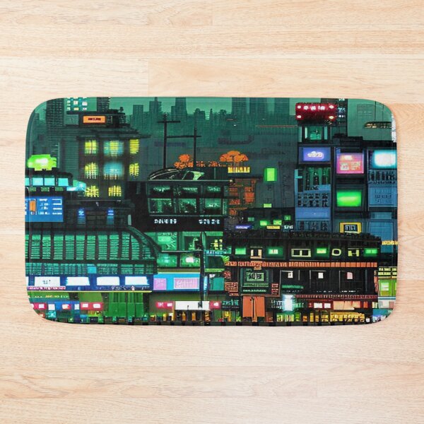 Item preview, Pixelated Urban Landscape designed and sold by Nellisstadia.