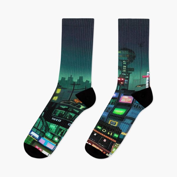Item preview, Pixelated Urban Landscape designed and sold by Nellisstadia.