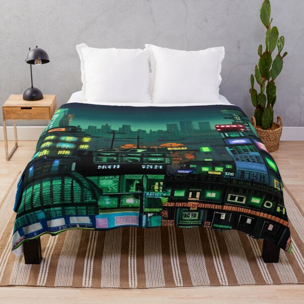 Item preview, Pixelated Urban Landscape designed and sold by Nellisstadia.