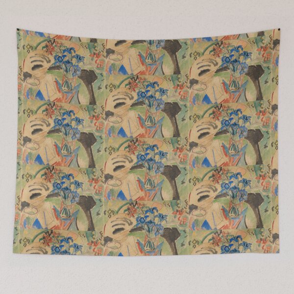 Item preview, Ernst Ludwig Kirchner  Acrobat on a Horse | Gentian ve Turk's Cap Lily ile Natürmort  designed and sold by TeeARTHY.