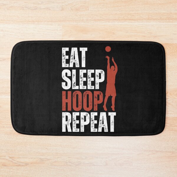 Item preview, Eat Sleep Hoop Repeat Boys Basketball Season designed and sold by DeansDesigns44.