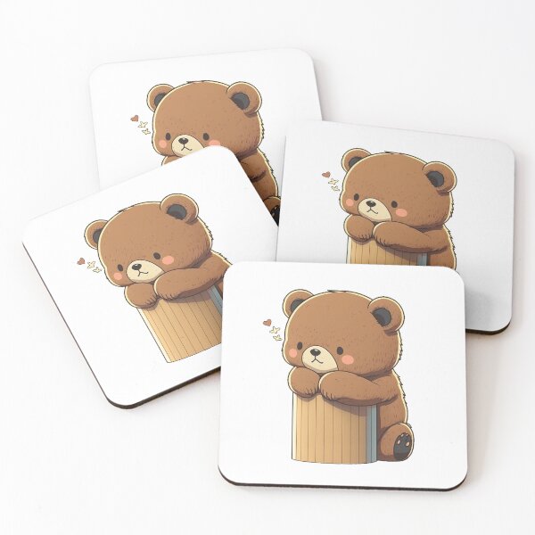 Item preview, Cute chibi bear, baby bear designed and sold by MarcGugDesigns.