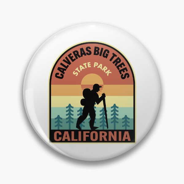Item preview, Calveras Big Trees State Park California Retro Hiking designed and sold by HalpinDesign.