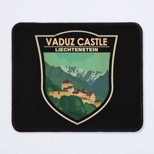 Item preview, Vaduz Castle Liechtenstein Badge designed and sold by KrisSidDesigns.