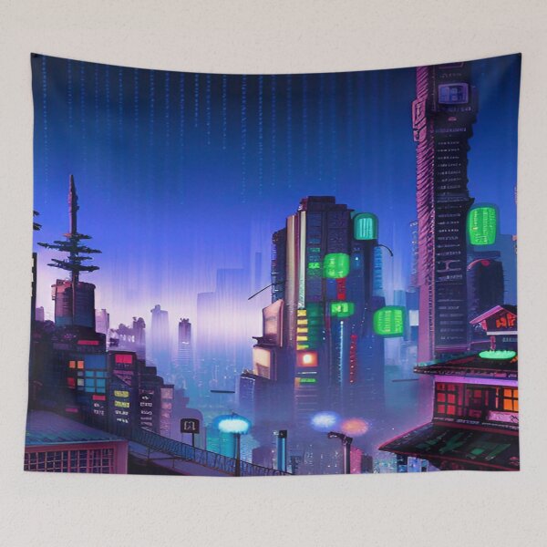 Item preview, 8-Bit Cityscape Exploration designed and sold by Nellisstadia.