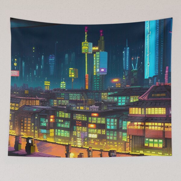 Item preview, Digital Cityscape Journey designed and sold by Nellisstadia.