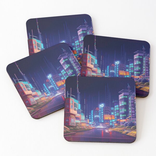 Item preview, Pixelated Cityscape Mystery designed and sold by Nellisstadia.