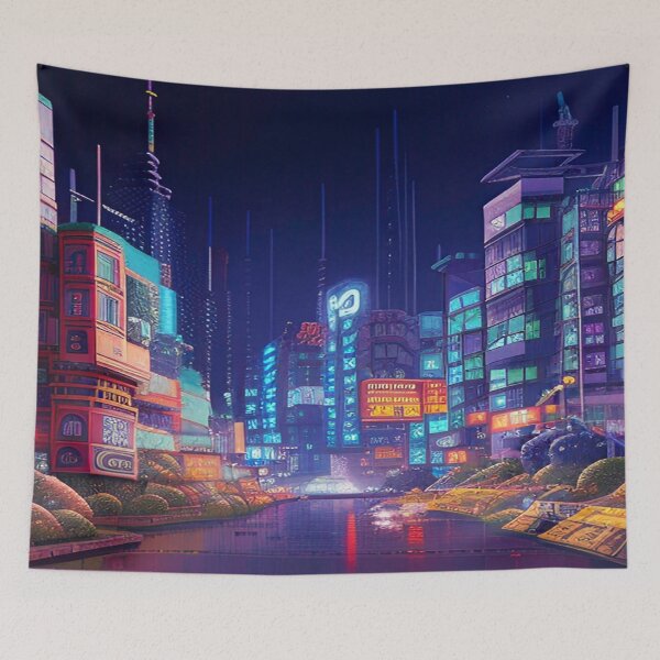 Item preview, Pixelated Cityscape Mystery designed and sold by Nellisstadia.