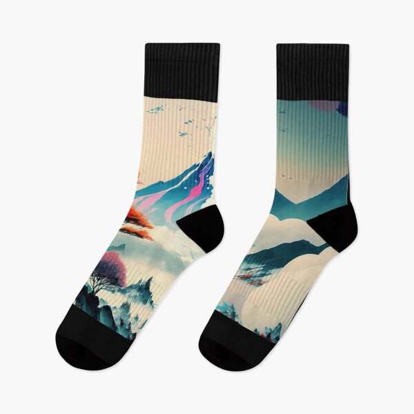 Item preview, Landscape Painting, ukiyo-e art style designed and sold by ParadiseSlice.