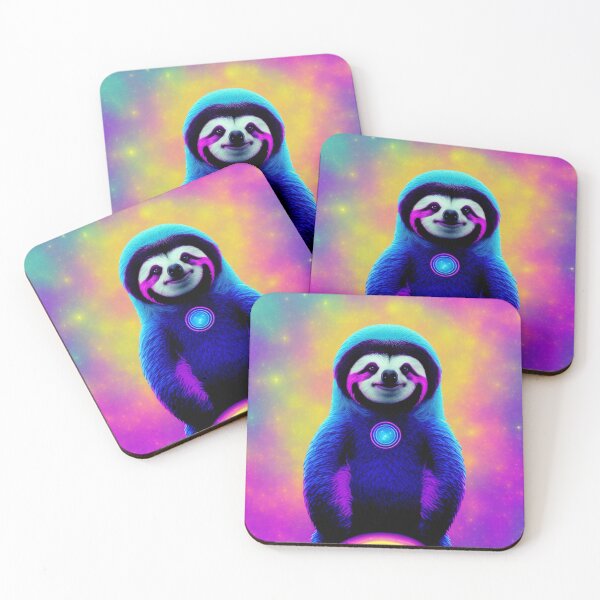 Item preview, Cosmic Sloth, Spirit Animal designed and sold by AbstractWave.