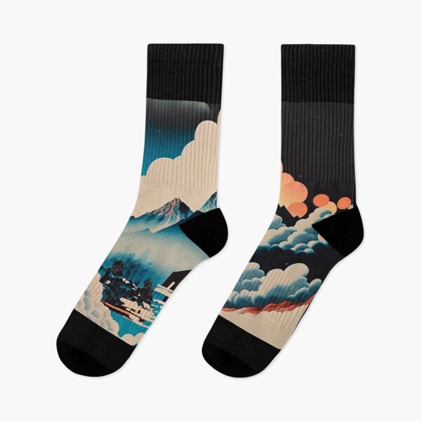 Item preview, Landscape Painting, ukiyo-e art style designed and sold by ParadiseSlice.