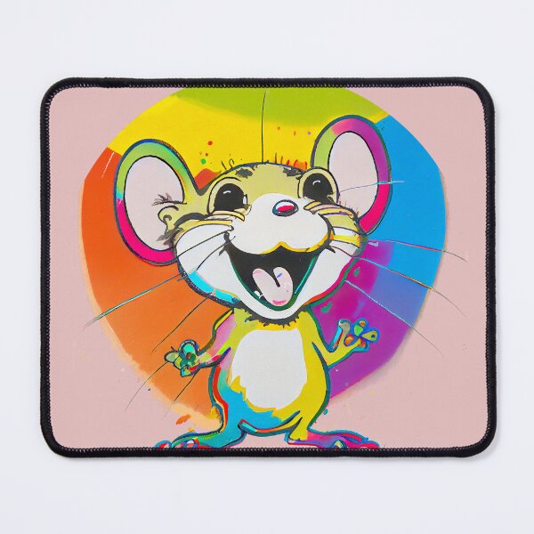 Item preview, Pop Art for Fun: A Cute Laughing Rat, Colorful designed and sold by factory88.