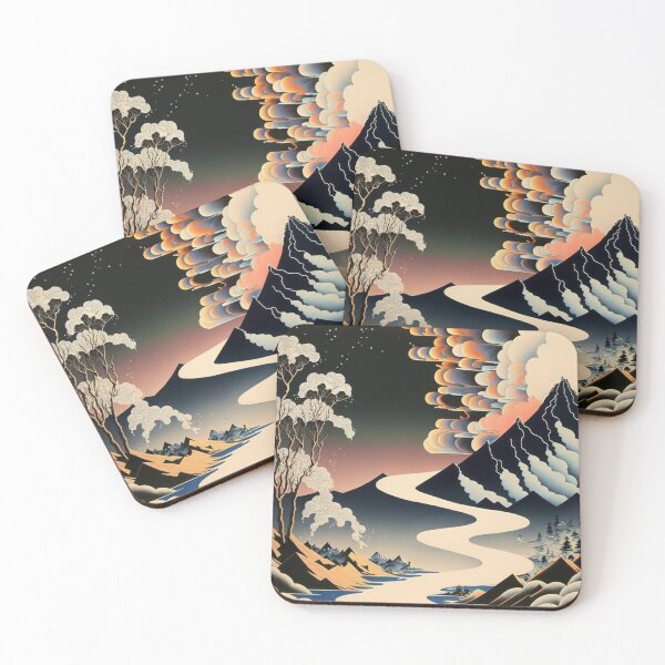 Artikelvorschau, Landschaftsmalerei, Ukiyo-e-Kunststil entworfen und verkauft von ParadiseSlice.