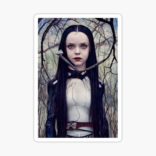 Buy Wednesday Addams Anime Style Digital Print Instant Download Online in  India  Etsy