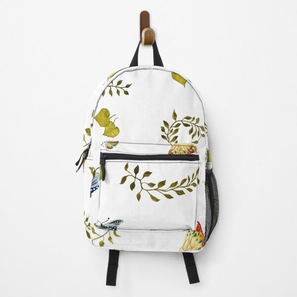 Item preview, Nature liana butterfly leaf pattern a watercolor designed and sold by Yana Mustafina | Boho Soulful Designs.
