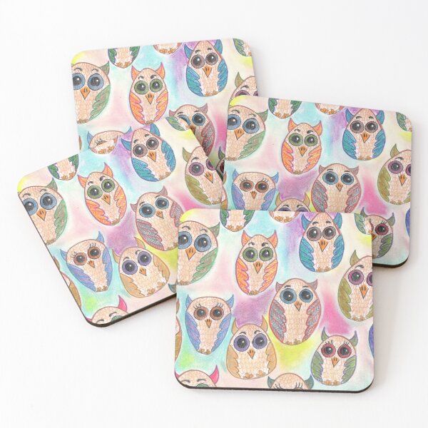 Item preview, Psychedelic Owls designed and sold by Monika Spykerman.