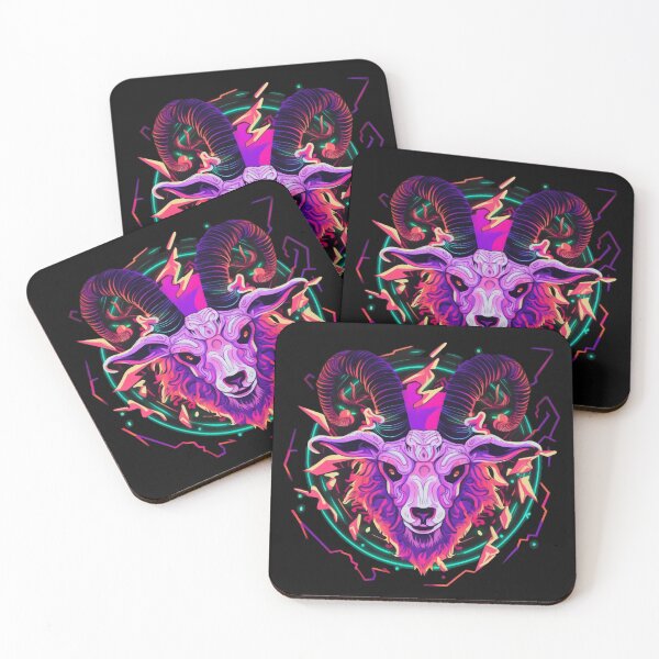 Item preview, Cyber Pagan wizard Goat designed and sold by Expedition-AI.