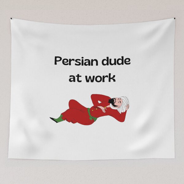 Item preview, Persian dude at work - Persian (iranian) joke designed and sold by Persian Pride Official.