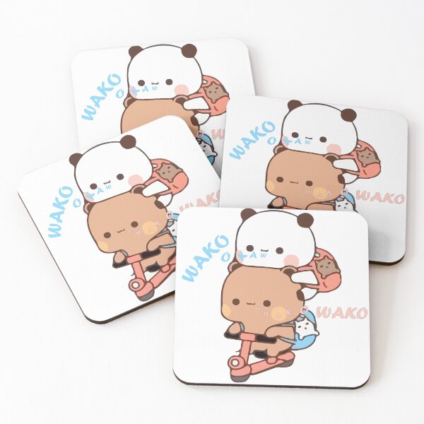 Item preview, Panda And Brownie Bear Couple designed and sold by STOREMUZAN.