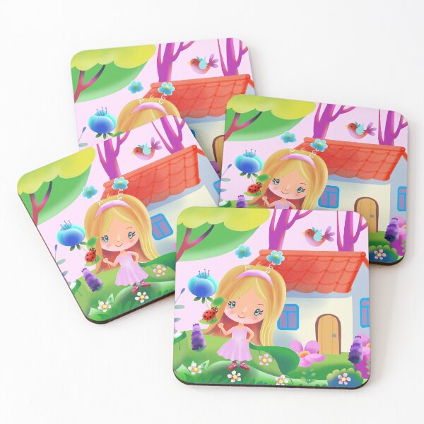 Item preview,  cartoon girl in the magic garden and house designed and sold by sonaadalian.