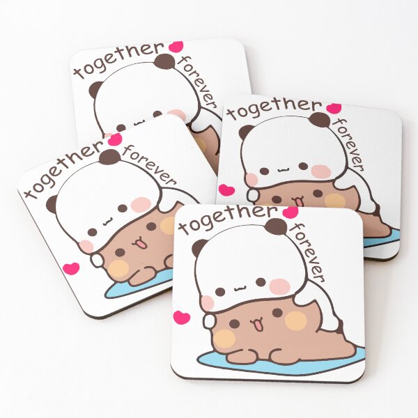 Item preview, Panda And Brownie Bear Couple designed and sold by STOREMUZAN.
