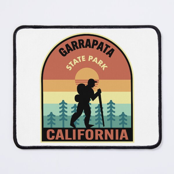 Item preview, Garrapata State Park California Retro Hiking designed and sold by HalpinDesign.