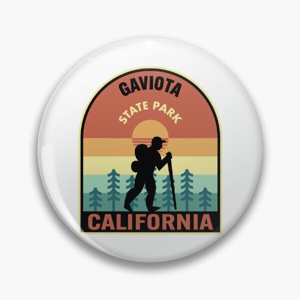 Item preview, Gaviota State Park California Retro Hiking designed and sold by HalpinDesign.