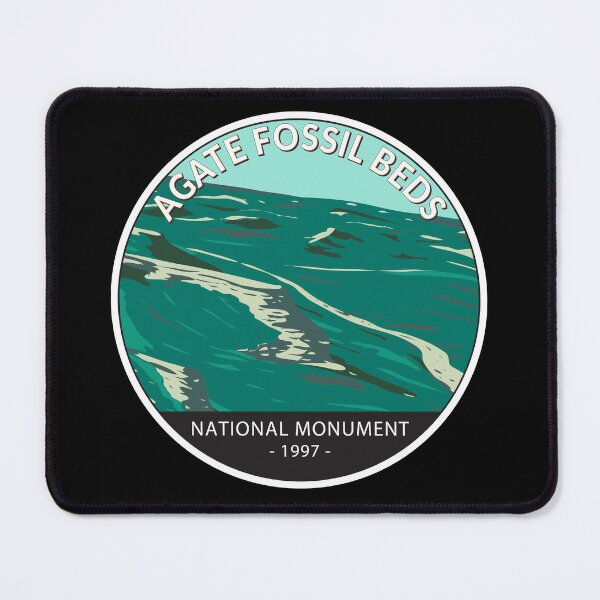 Item preview, Agate Fossil Beds National Monument Nebraska Circle designed and sold by KrisSidDesigns.