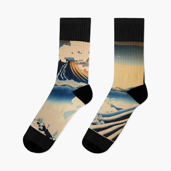 Item preview, Pintura de paisaje, estilo de arte ukiyo-e designed and sold by ParadiseSlice.
