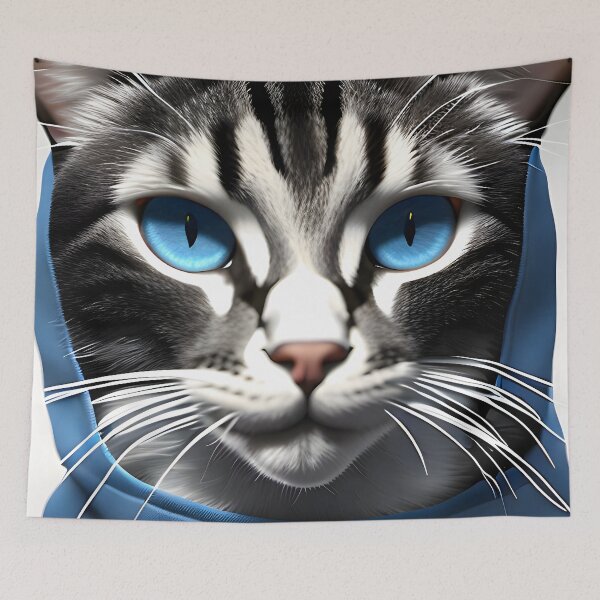 Item preview, Hooded Cat - Modern Digital Art designed and sold by Ai-michiart.
