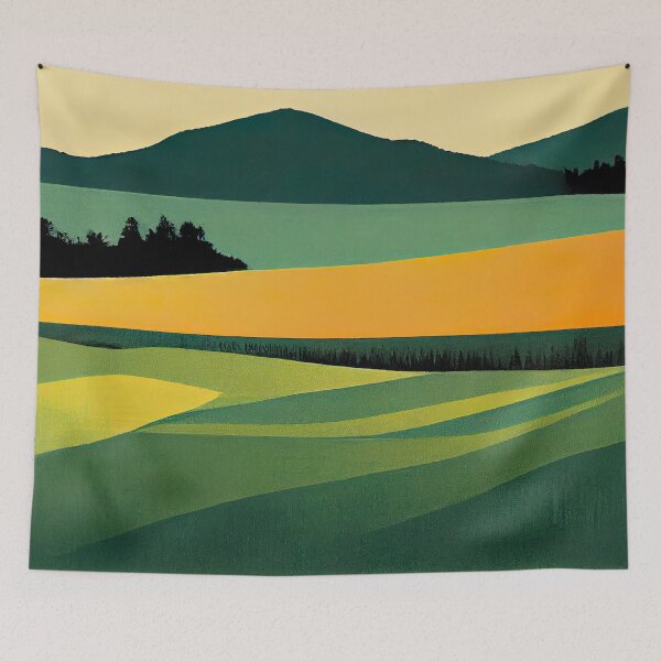 Item preview, Cornfields: Silkscreen Landscape designed and sold by Studio Axis.