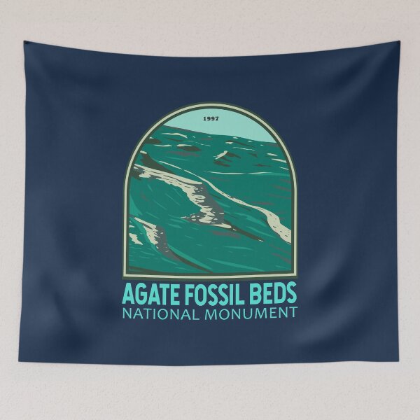 Item preview, Agate Fossil Beds National Monument Nebraska Emblem designed and sold by KrisSidDesigns.