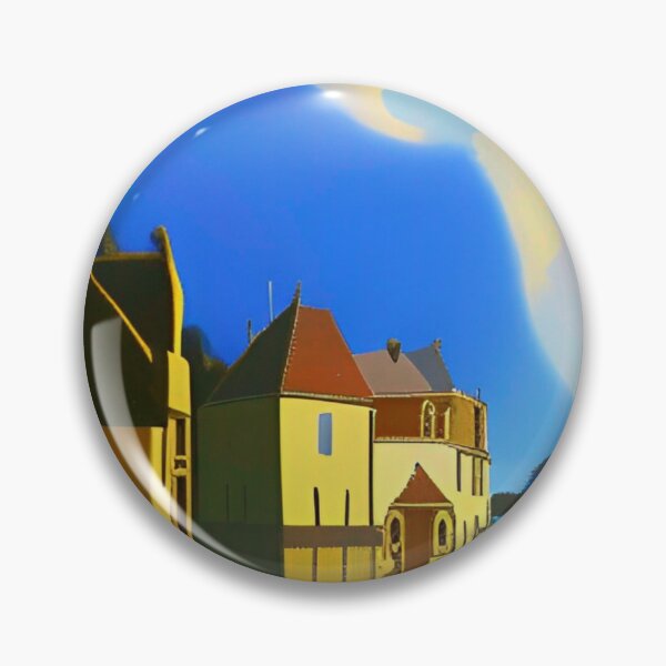 Item preview, Colorful, calm, abstract landscape wall art as prints, on canvas, or large posters. Vermeer style. Wall art decor for your home.   designed and sold by JoelsCorner.