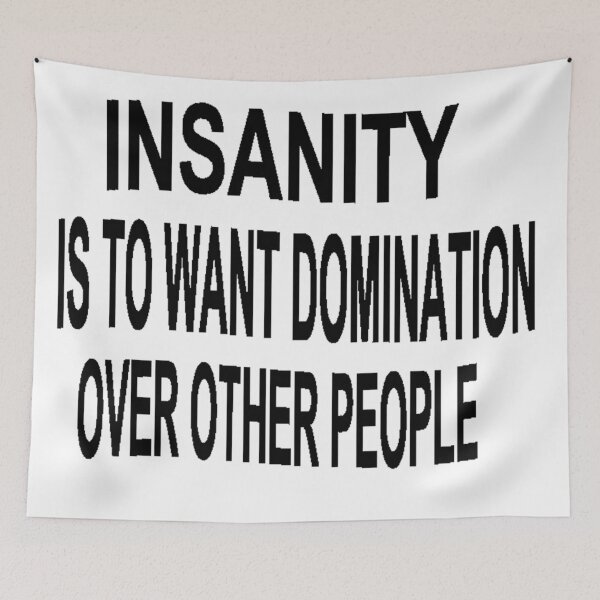 Item preview, INSANITY (Black Writing) designed and sold by C J Lewis.