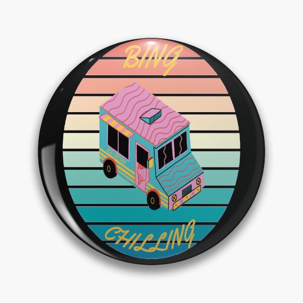 Item preview, BING CHILLING - ICE CREAM MEME designed and sold by ArtzandDesignz.
